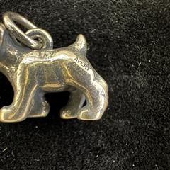 JAMES AVERY 3D PUPPY CHARM STERLING SILVER